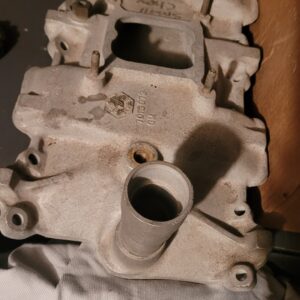 Aluminum winters intake 283 327 marine. Corvette. 