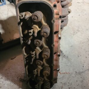 Oval port big block cylinder head open chamber 