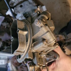 End carb holley carburetor 3x2 427 tri power #3659. W vac pod ..