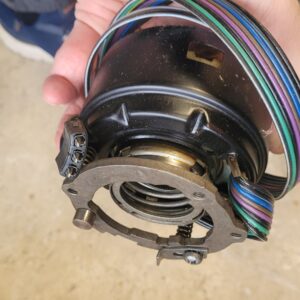 Steering column 67 68 camaro upper steering column collar and directional switch nos gm  assembly as shown.