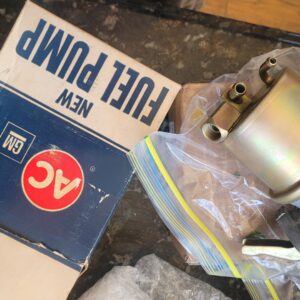 Nos delco 70 454  ls6 fuel pump. 40768.  Ac embossment. Part # stamp and 2 block long base...brand new unused gm part