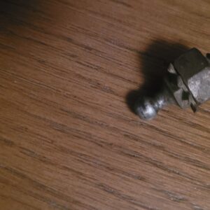 A holley auto trans linkagehook up stud w nut.  Used on auto equipped holley cars for linkage in 1970 and others 