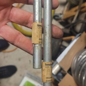 Nos pair 1955 to 1962 corvette sway bar link tubes w part number tags ...