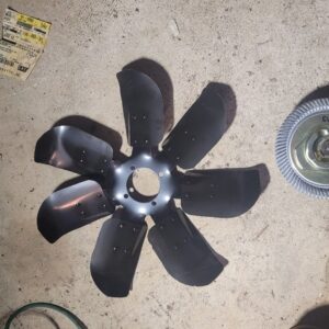 Cv stamped z28 related items  fan clutch w may 69 dated fan not sure if new or used ...will trade for parts