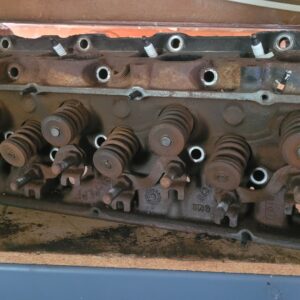 A single 454 big block chevy  complete 188 open chamber squareport Ls7 head as shown..