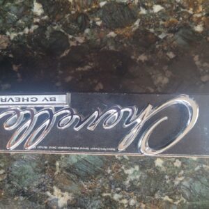  chevelle trunk emblem nos gm. Copo l78 396 427 1969 w nos bag of mounting nuts ..mint.