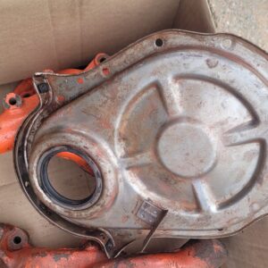 A mint oem timing cover jan 1st week 1970 ....8 inch balancer  ls6 454 450hp.