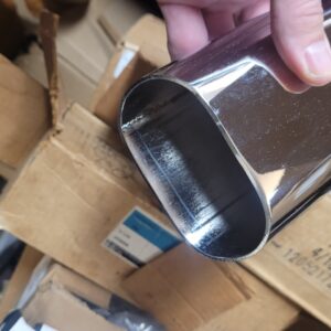 Pair of exhaust tips nos gm 69 70 chevelle ...396 427 copo ls6. 