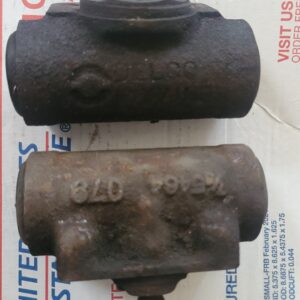 Z28 and others 1969 original rear 12 bolt  wheel cylinders camaro.  W delco cast and oem part numbers. 