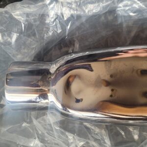 1969 early ss chevelle rolled exhaust tip rare.  Discontinued in 69 for rust issues w the lip...scarce items not reproduced..