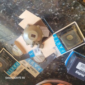 Nos pair of pods. 2 vac 3x2 holley diaphragms, 2 tops and 2 bases all nos. 
