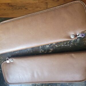 A mint set of mid year  saddle tan 1963 gm original visors.  Super nice for 65 year old parts. Lh and rh.    See pics. 