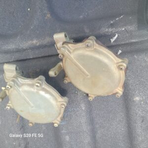 Set of pods. Corvette and mopar 3x2 tri power holley carburetor ends ...cheap. nice parts. 