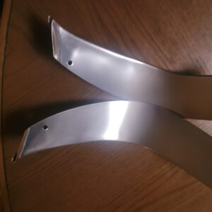 1963 corvette grille moldings lh and rh outer. 
