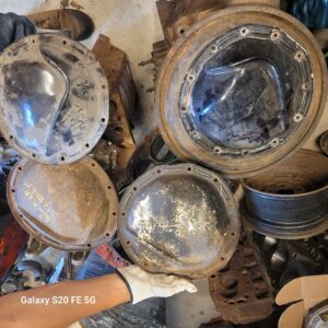 12 bolt gm rear end  covers 5 available.    85.00 each.   .1969 12 bolts these came off.