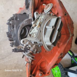 1968 1969 tri power 4 sppeed center carburetor holley 3660 864 june 68 dated....real gm part. 