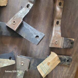 A set of 9 69 chevelle nos chambered exhaust hangers.  See pics.  One has appearance of  being mpunted although probably for a show.