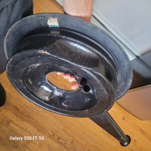 1969 z28 cowl air cleaner as shown.   5pc ....302 dz camaro. 