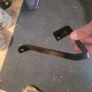 67 67 camaro big block only power steering bracket rear.