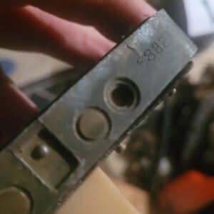 Crossram 4295 genuin gm metering block holley carburetor not a restamp. Very rare item.5882 stamped.