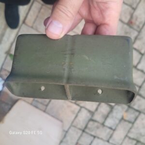 1970 chevelle green seat belt holder for console..green nice oem. 