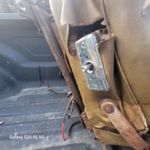 Scarce power seat out of a 69 firebird its all there. Plus the entire seat.  As rare as it gets. 69 camaro as well