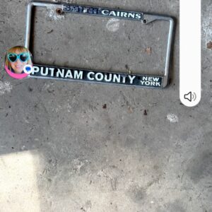 Chevy new york Smith cairns dealer licence plate frame 