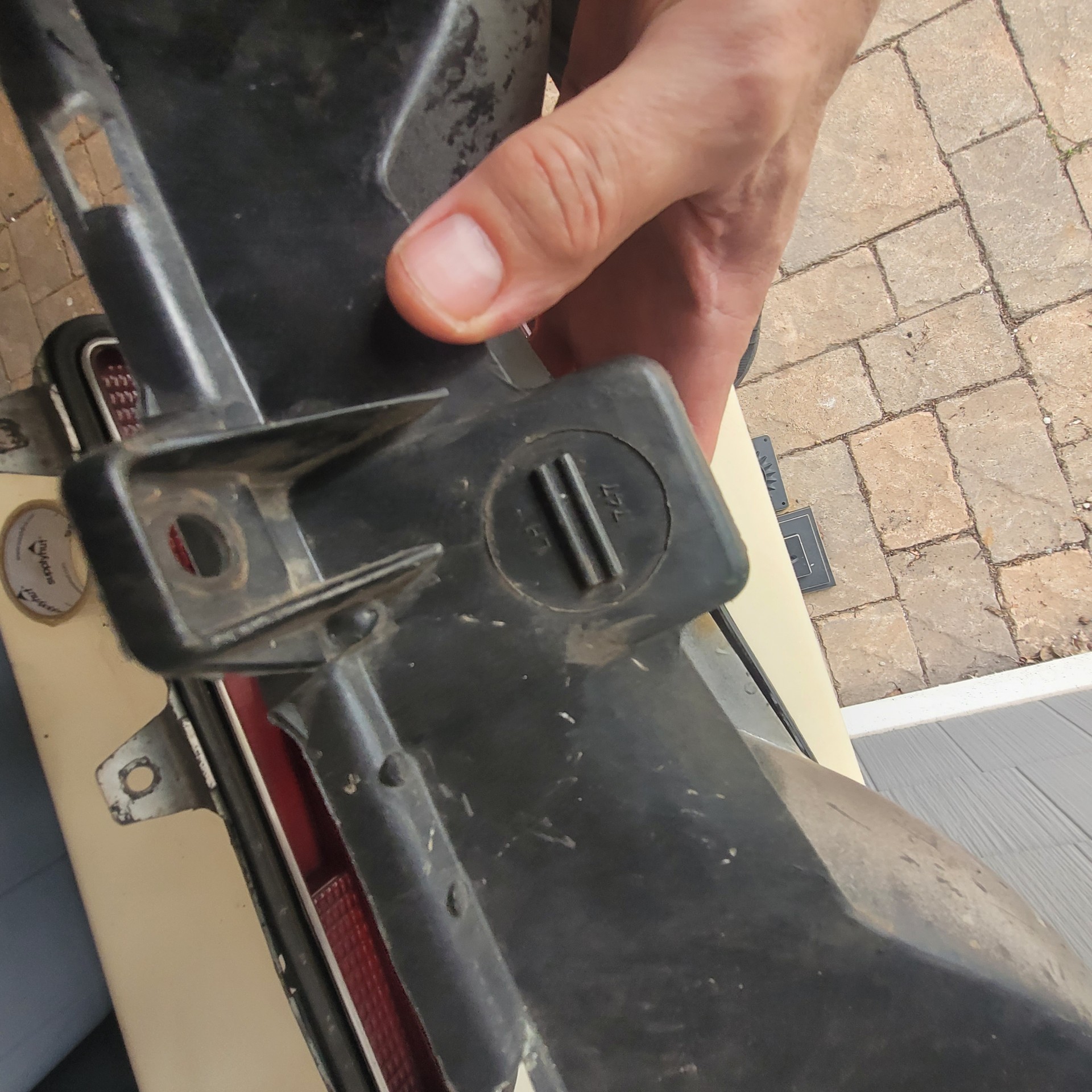A pair of rs 69 tail lights. W back housings - Image 3