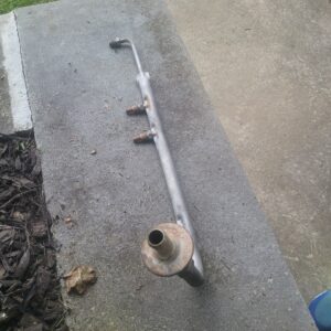 1969 z28 camaro original smog tube and check valve #992. Nuts spin free. Great original useable part.  Smog systems and parts all dates and conditions in stock.