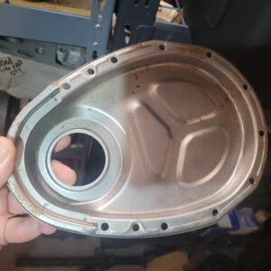 Nos small block327 350 302 gm timing cover. 