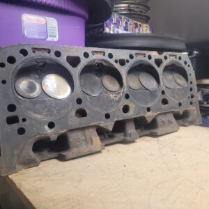 A set of 202 186 cast fuelie heads.  A139 b130 #186 w valves and springs. Look solid...one has fitting filled affects nothing. 