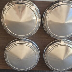 Mopar cuda poverty caps 1970 1971. 2 are probably nos.  2 are good. 
