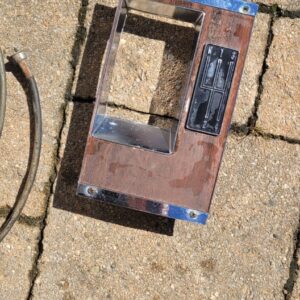 1968 69 camaro 4 speed woodgrain plate console used gm.