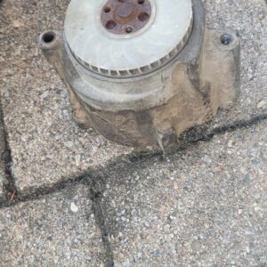 Smog pump w nice opaque fan selling as core for all 69 70 hi perf chevy 302 350 396 427 454 ..# 1149.