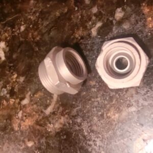 Holley pair fuel inlet fittings carburetor. Camaro chevelle etc. 