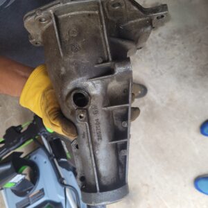584 muncie tail housing 4 speed.  69 70 nice shape has a area ground for a shifter  location cosmetic only. Tons of muncies in stock..
