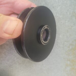 A mint oem 1100837 alternator pulley.  Deep groove 1969 1970. Ls6 454. 427 copo 302dz z28 l78 l89 396. 