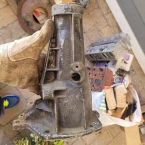 Large m22 output 70 up tailhousing muncie 4 speed transmission tail #764 fine spline shaft ls6 etc.
