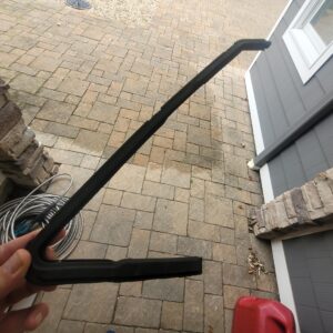 A rh 63 to 67 convertible nos weatherstrip for vent window...corvette ragtop. 