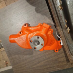 March 63 corvette 340 365 fuel injection 327 motor rebuilt water pump 175. C63 with small hole, as factory no large whole that needs a spacer.  Rare piece ready to go