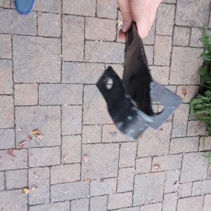 1969 camaro gas tank straps pair.  Look like nos to me? no bolt marks on anything. Paint is scraped etc but again no hint of being used. Useage is 67 68 as well .