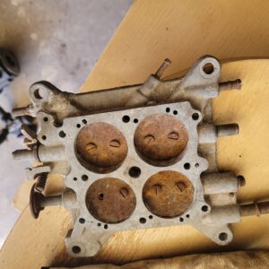 Holley base plate 780...z28 l78. ...ask your rebuilder what they want for one of these.
